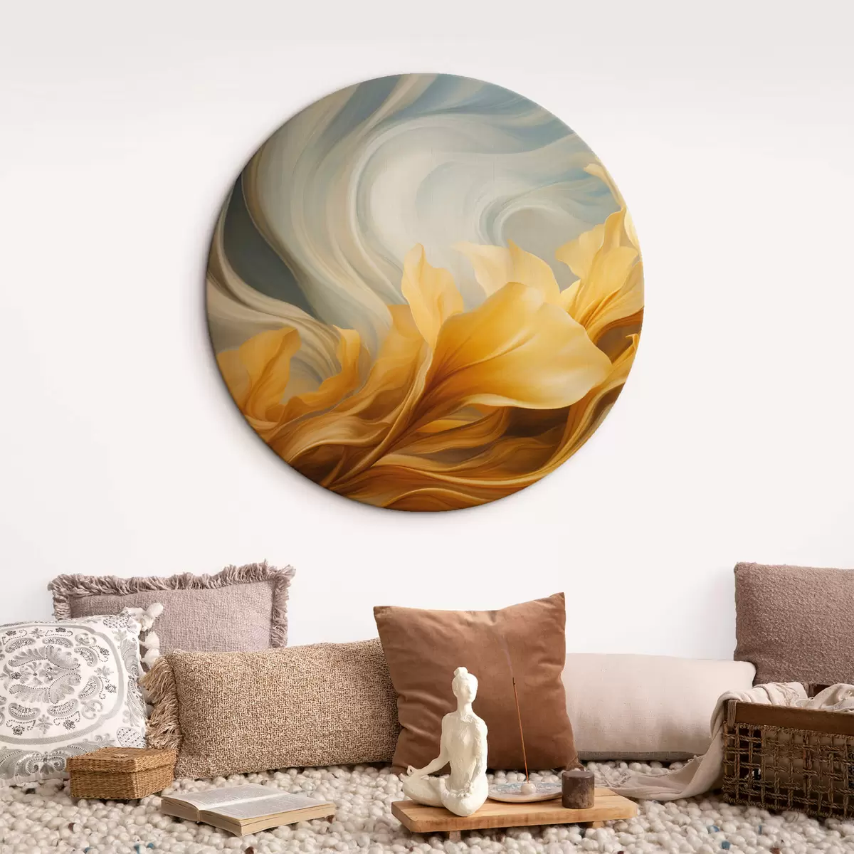 Okrúhle obrazy Abstrakcia r44416