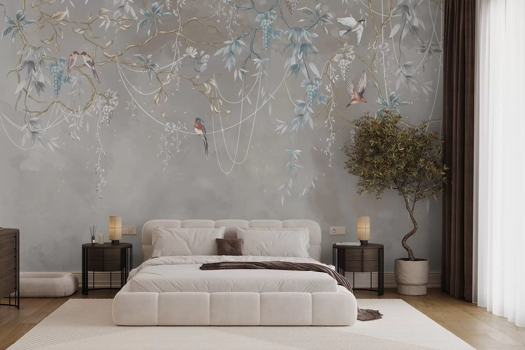 Fototapety Tá istá téma, ale s modrým hroznom w04302v1