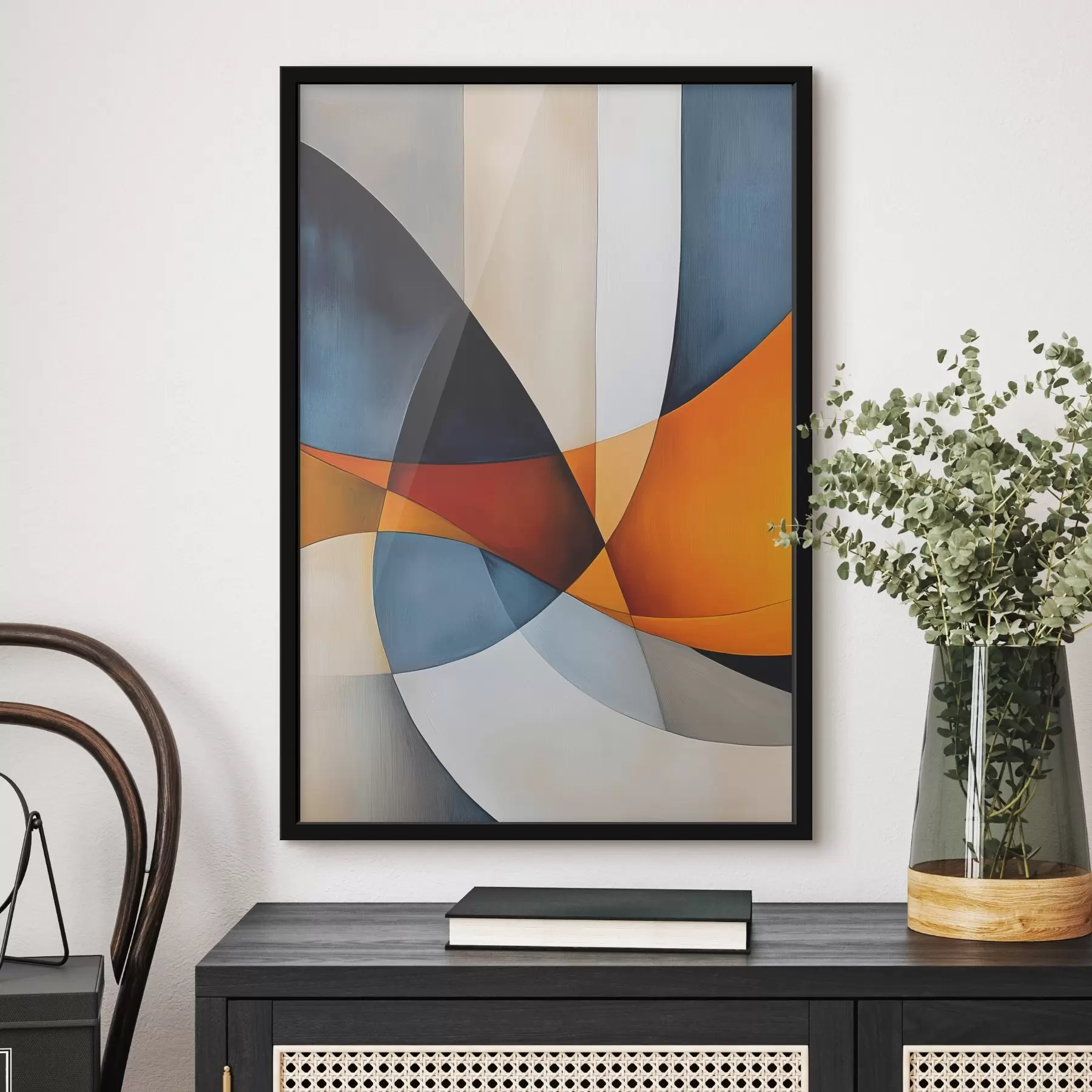 Fototapety Abstrakcia s geometrickými tvarmi f45201