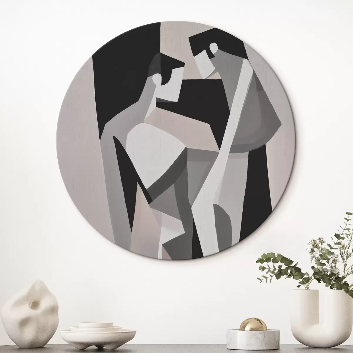 Okrúhle obrazy Geometrické zloženie páru r45156