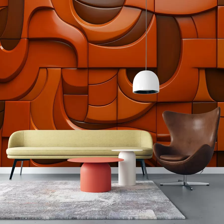 Fototapety Maľovaná reliéfna stena w04321v1