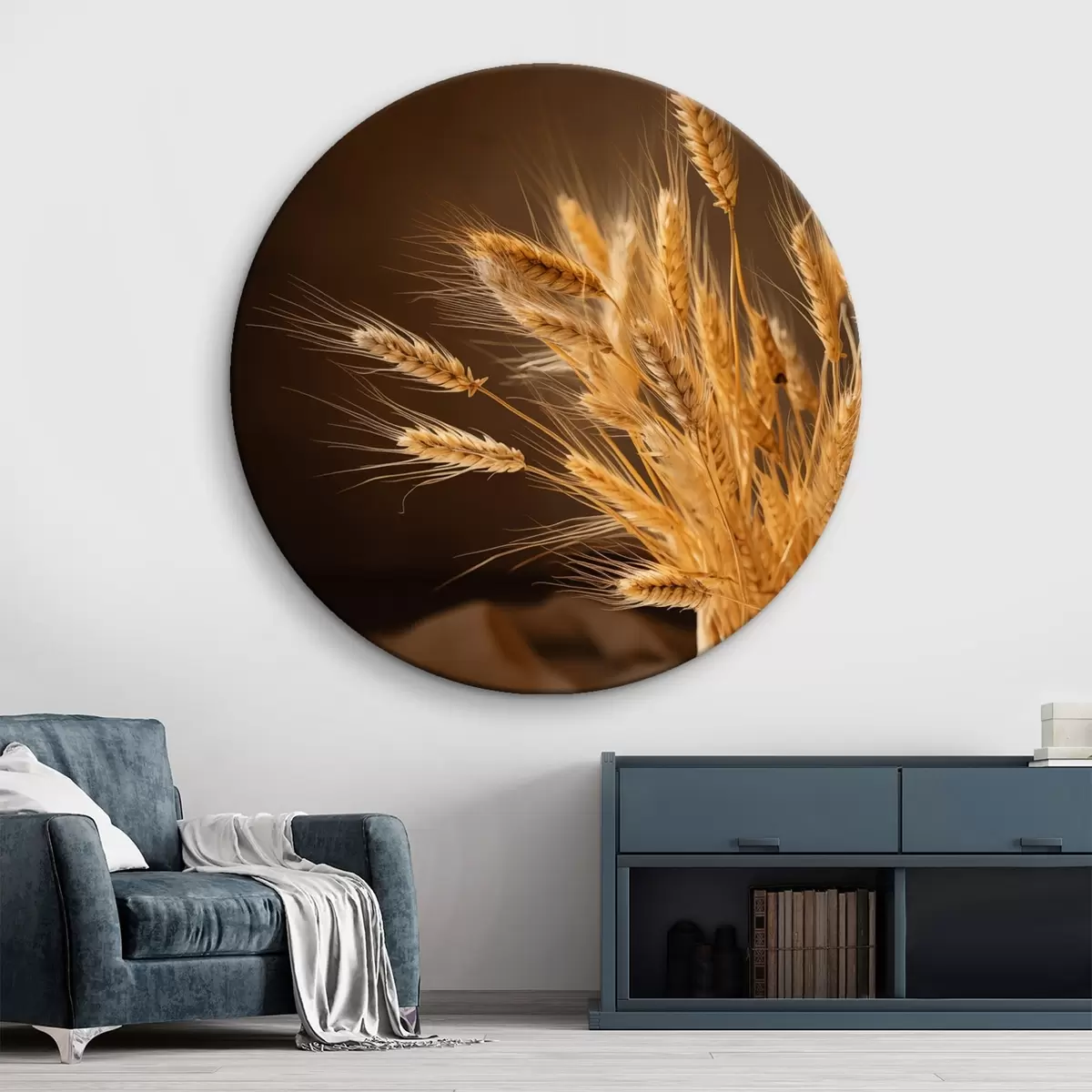 Okrúhle obrazy Klásky r44554
