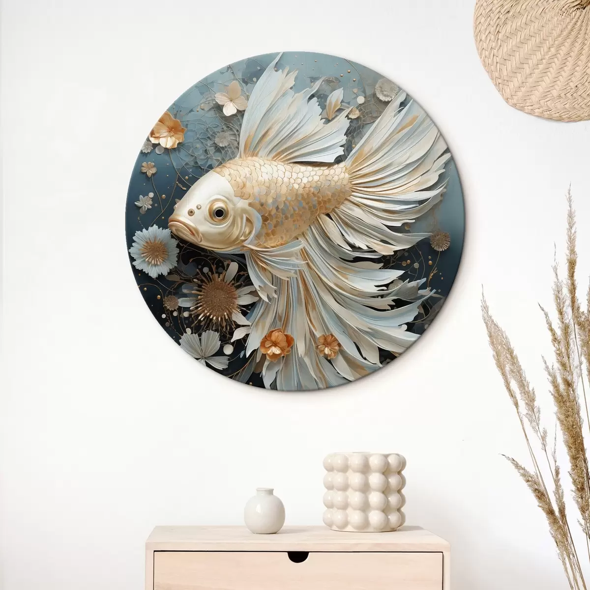 Okrúhle obrazy Nádherná ryba r44556