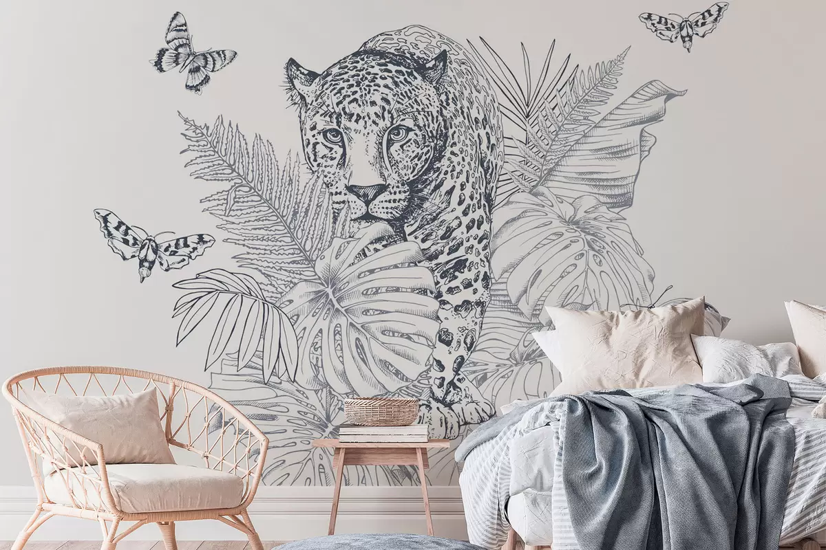 Fototapety Leopard w04358
