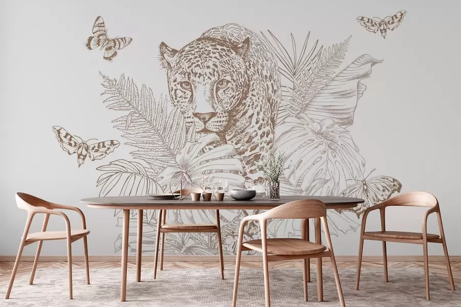 Fototapety Leopard w04358v1