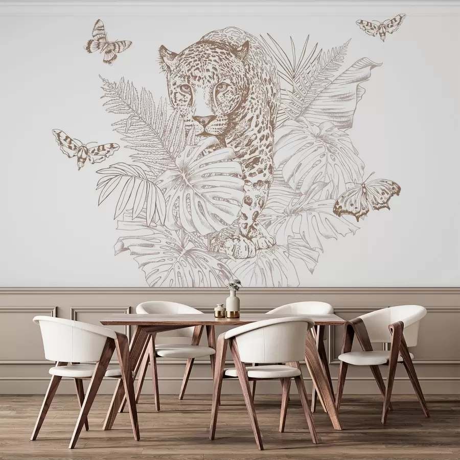Fototapety Leopard w04358v1