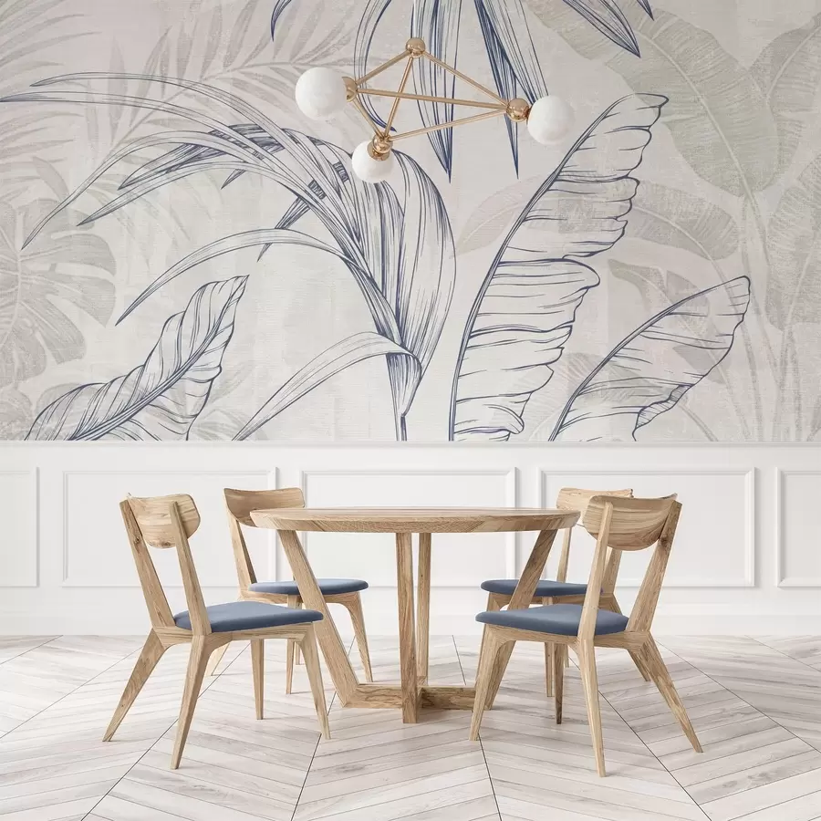 Fototapety Listy na pozadí s imitáciou rozmazania a textúry w04362v1