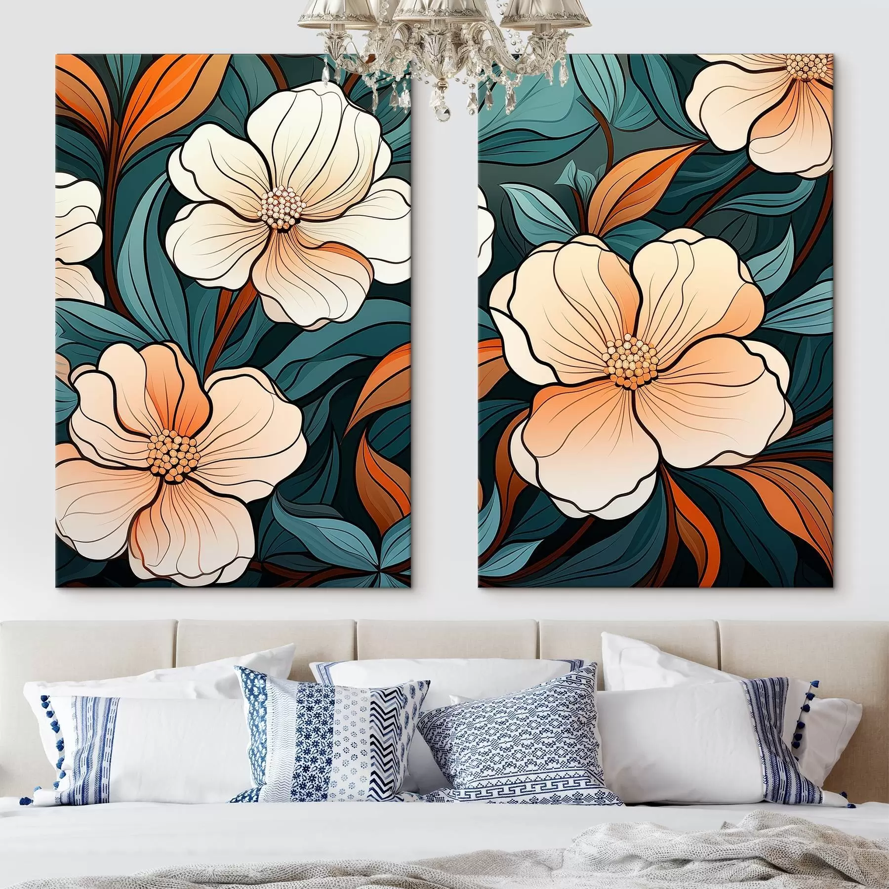 Obraz Farebné kvety m00554