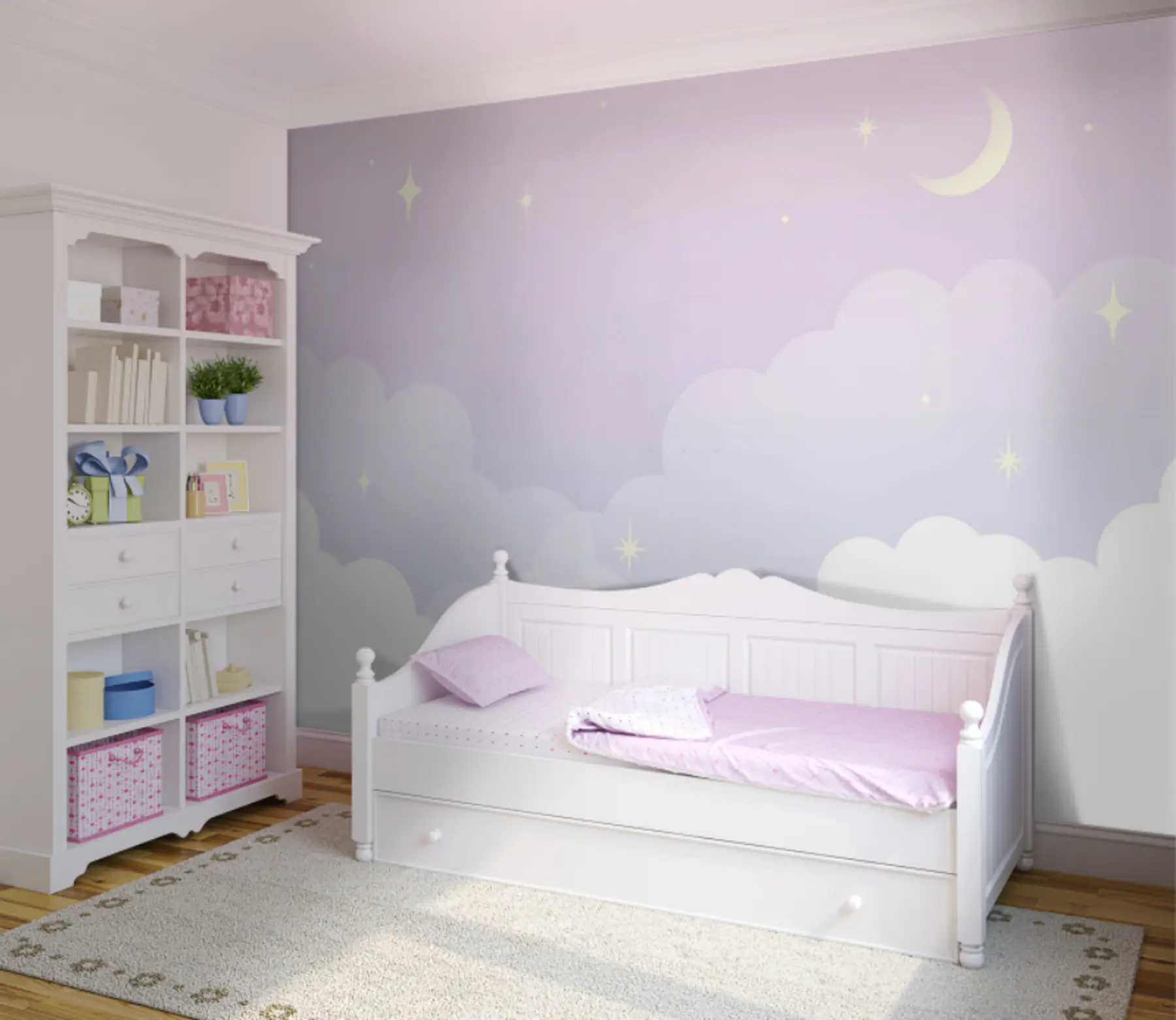 Fototapety Ružová noc u72088