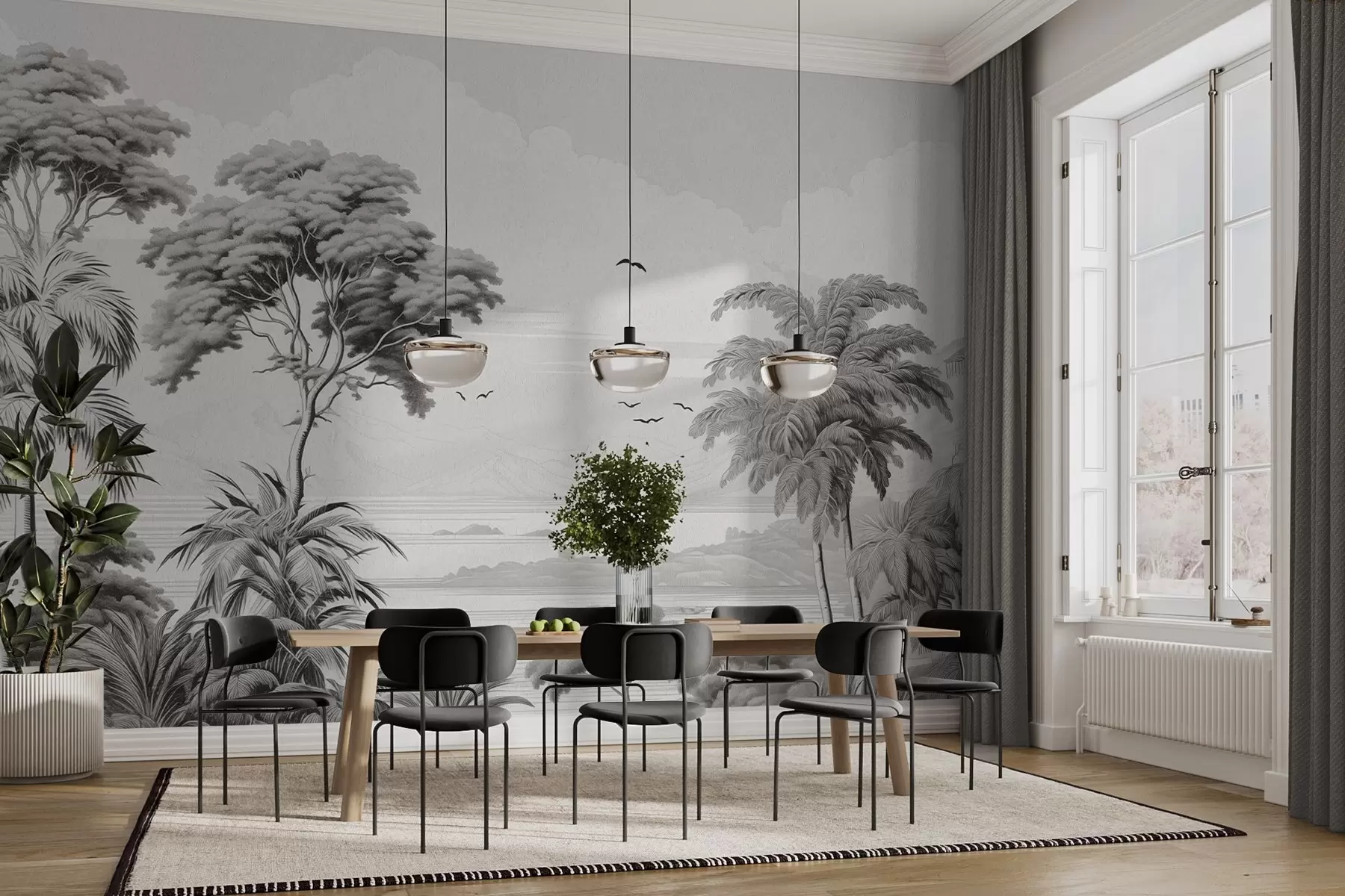 Fototapety Stromy na obzore w04363v1