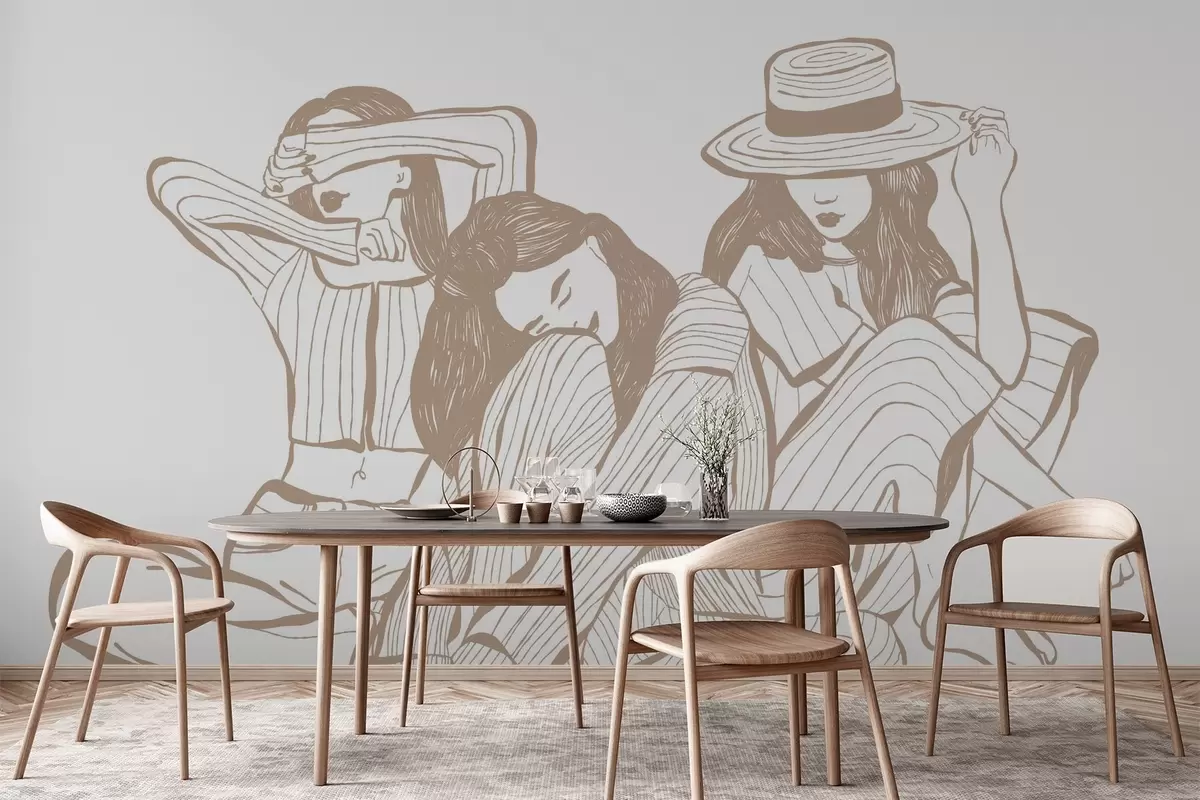 Fototapety Dievčenské odtiene béžovej w04384v2