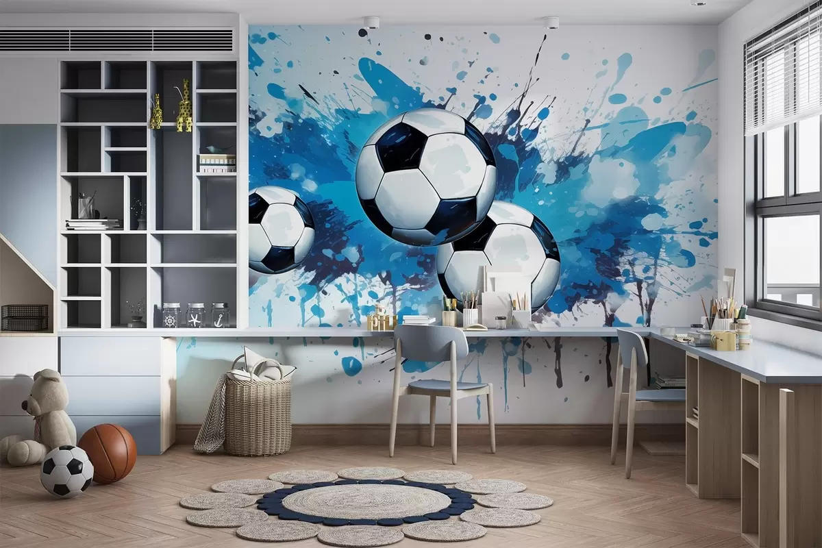 Fototapety Futbalové lopty w04373