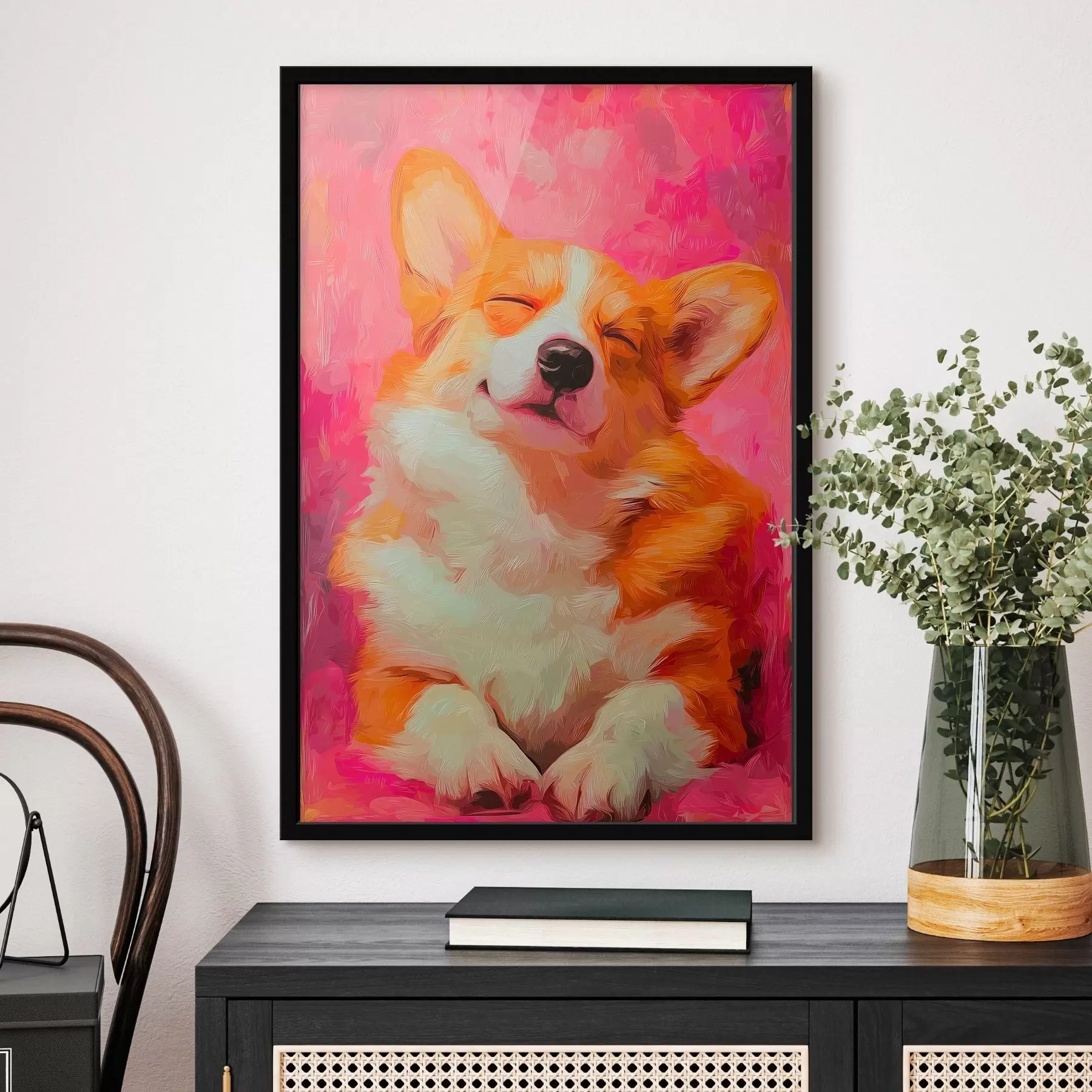 Fototapety Pes corgi f45312