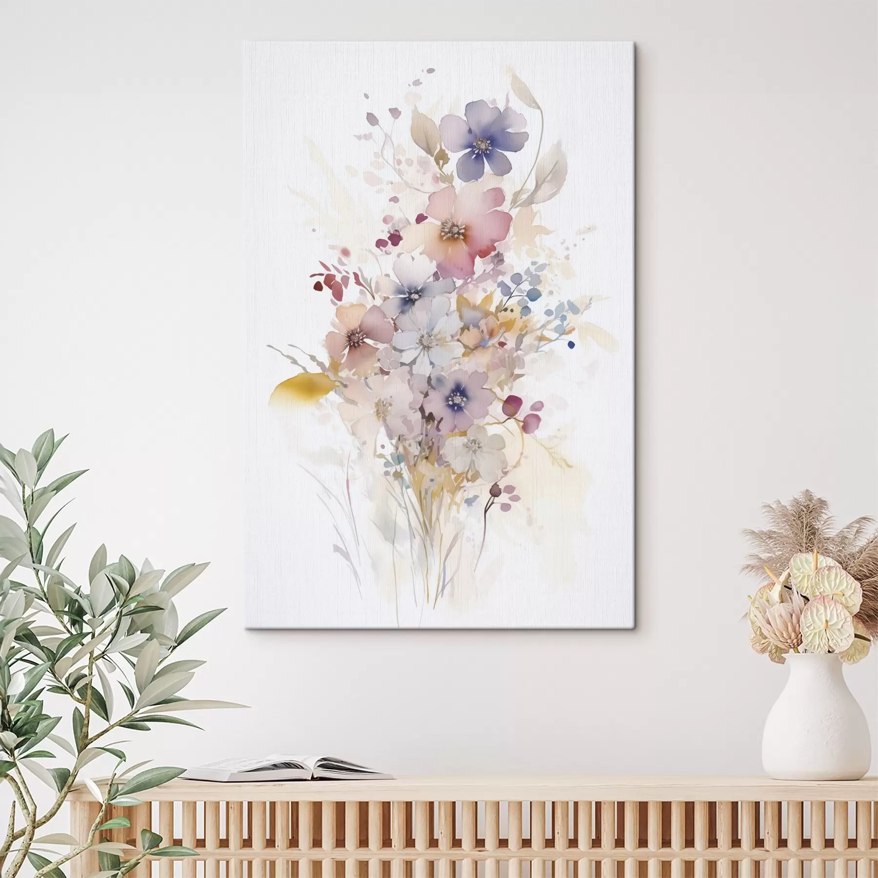 Obraz Kvety imitácia akvarelu s45353