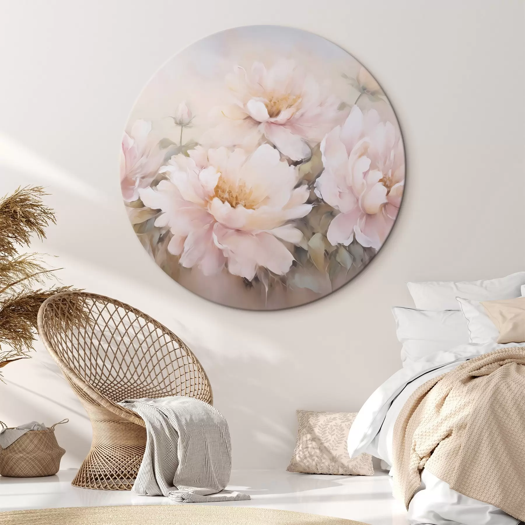 Obraz Imitácia maľby pivoniek r45345