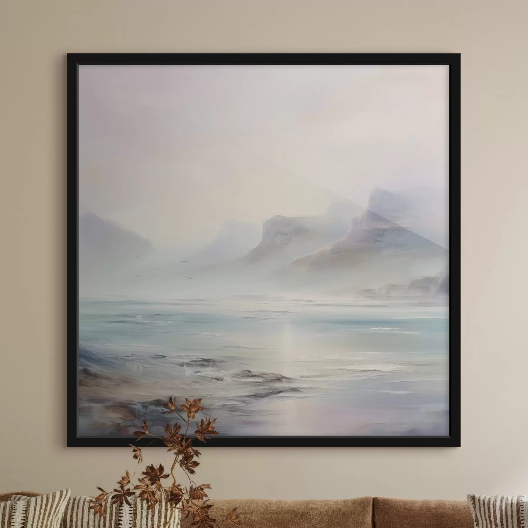Fototapety Imitácia maľby jazera f45352