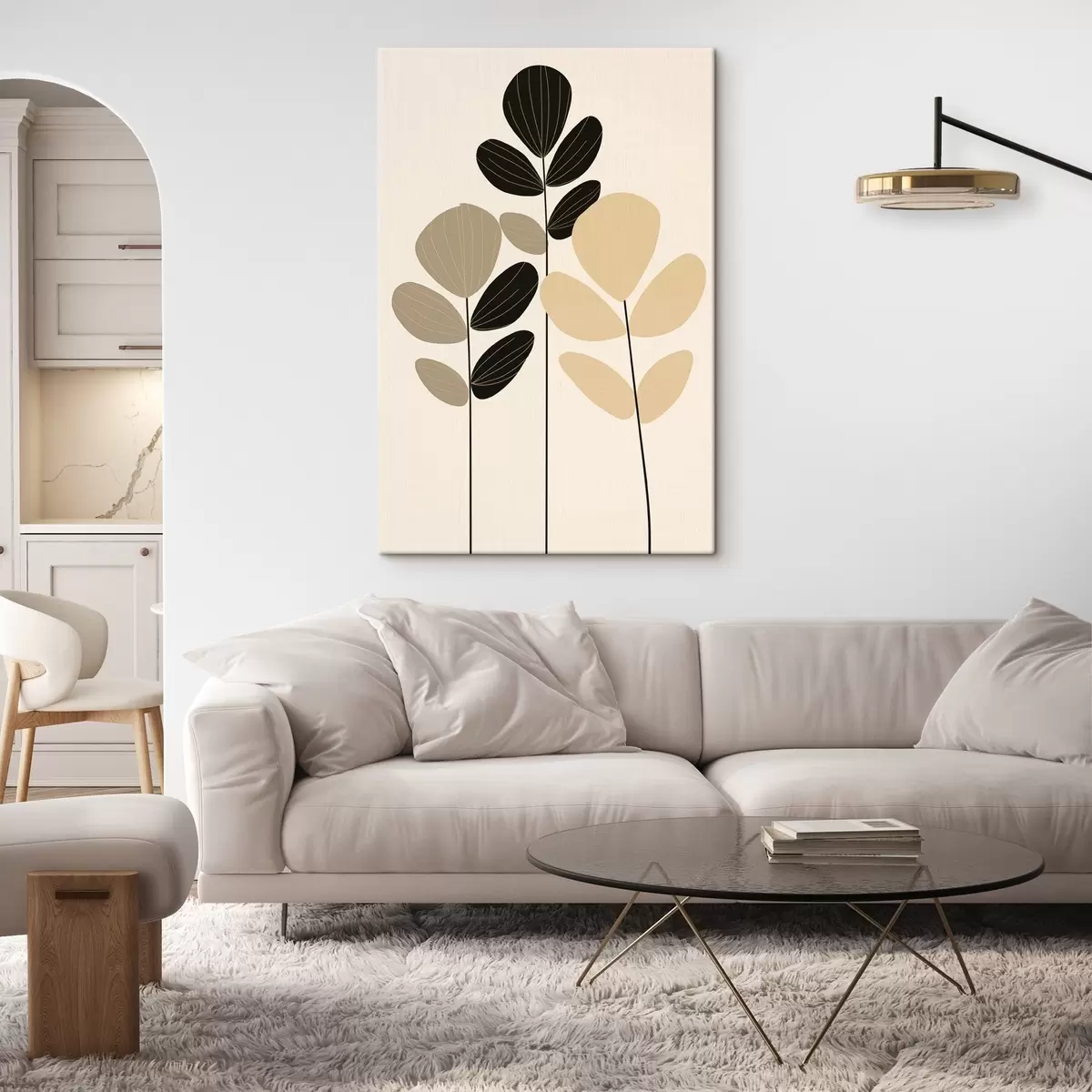 Obraz Minimalistická botanická ilustrácia s45400