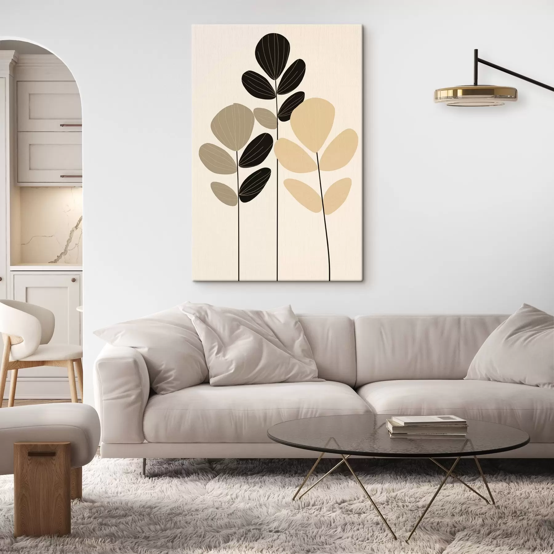 Obraz Minimalistická botanická ilustrácia s45400