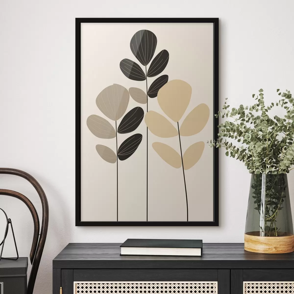 Plagáty Minimalistická botanická ilustrácia f45400