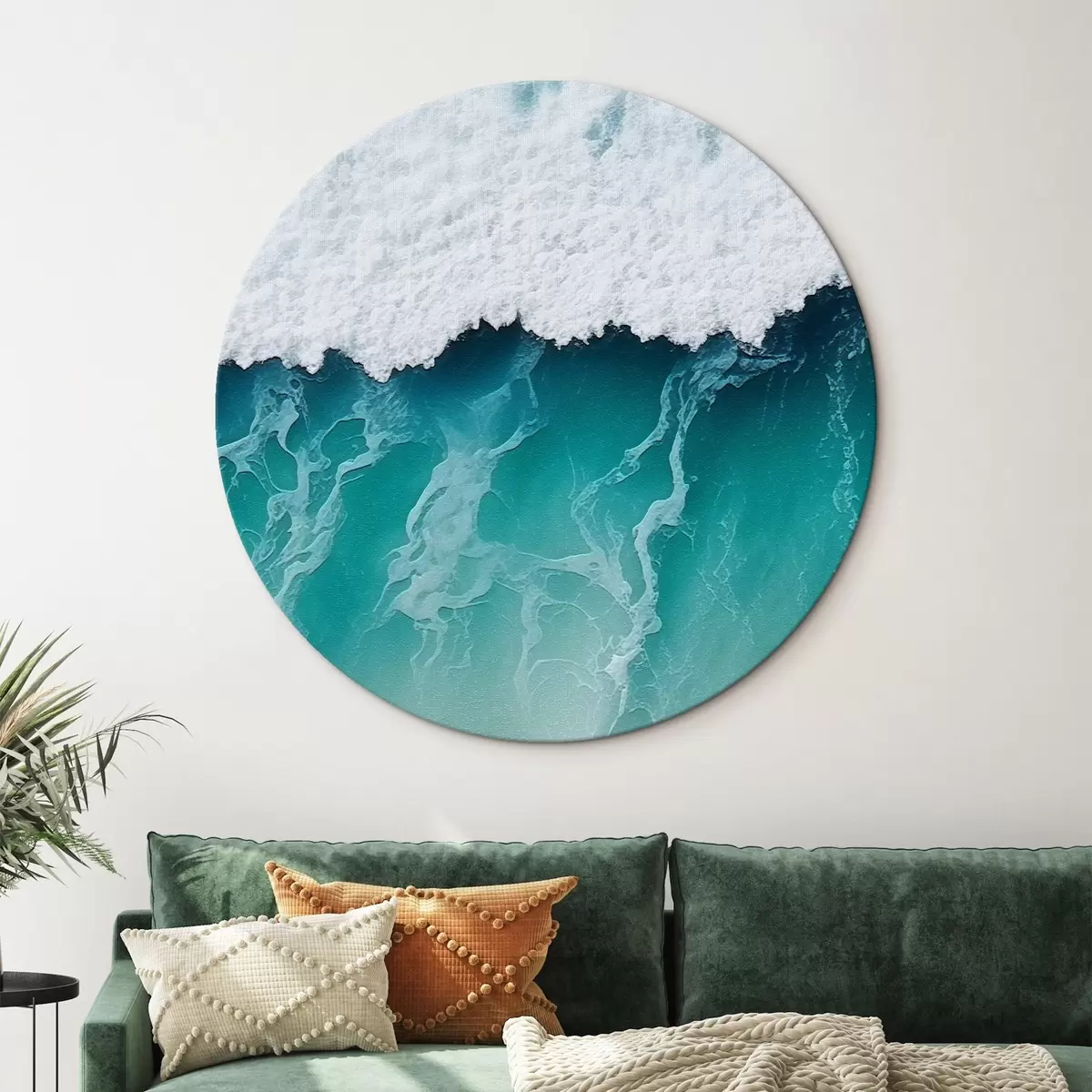 Okrúhle obrazy Oceánska vlna r45380