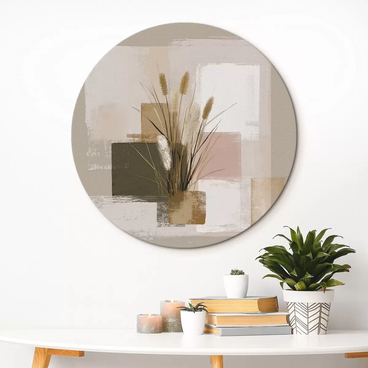 Okrúhle obrazy Abstraktné zloženie r45386