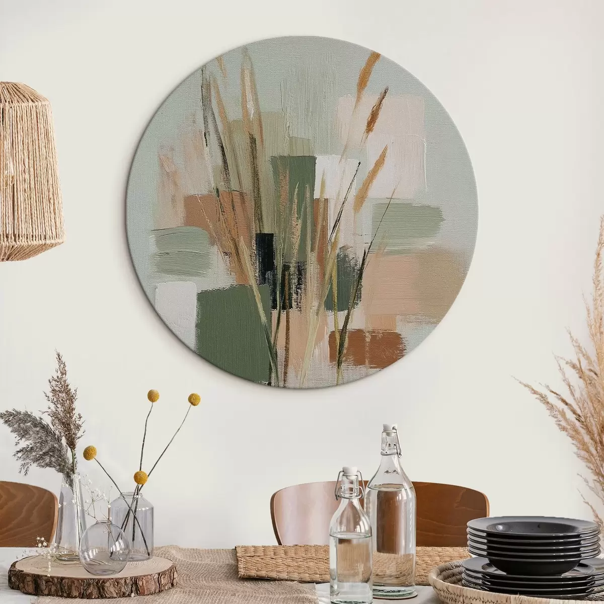 Okrúhle obrazy Abstraktné zloženie r45385