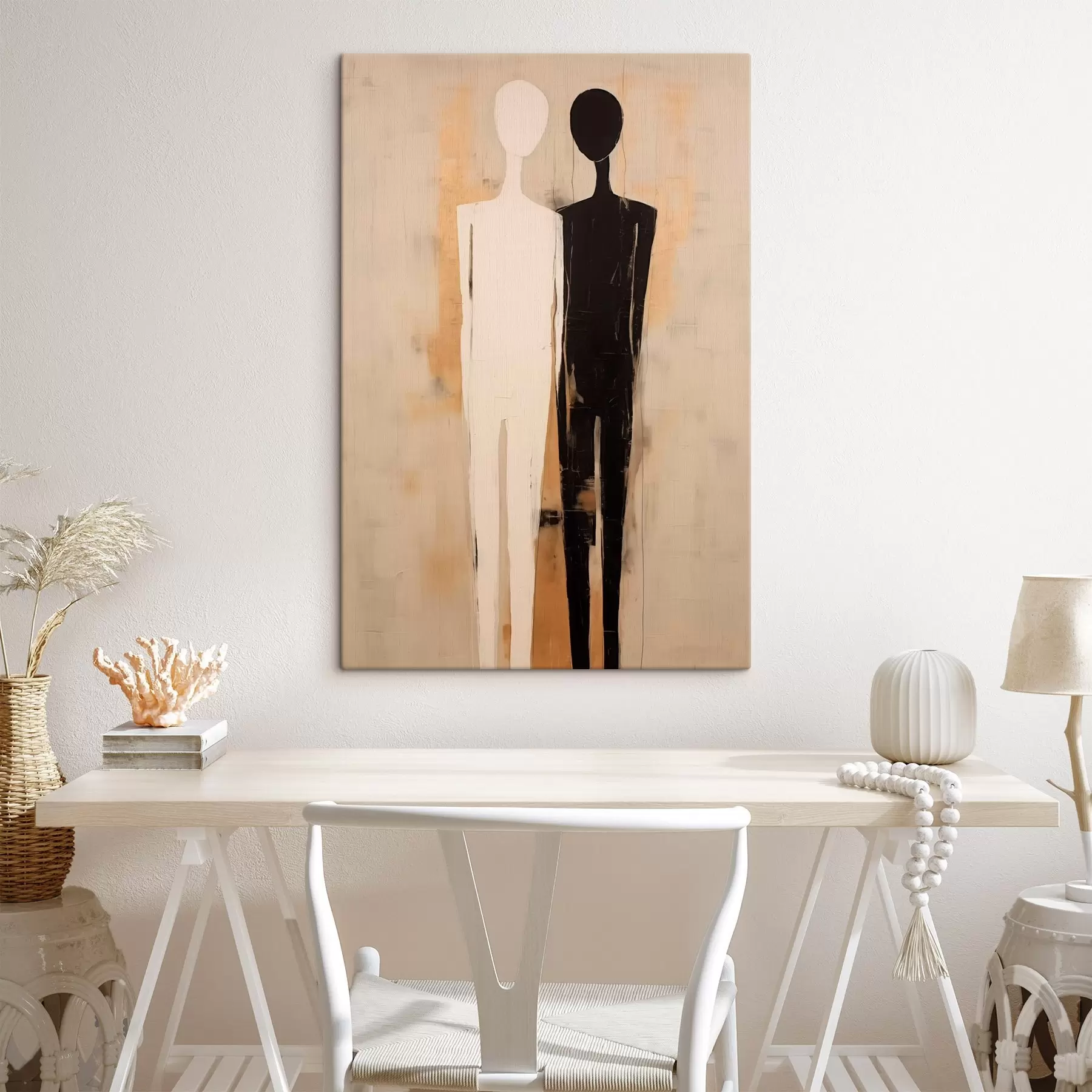 Obraz Silueta dvoch postáv s45430