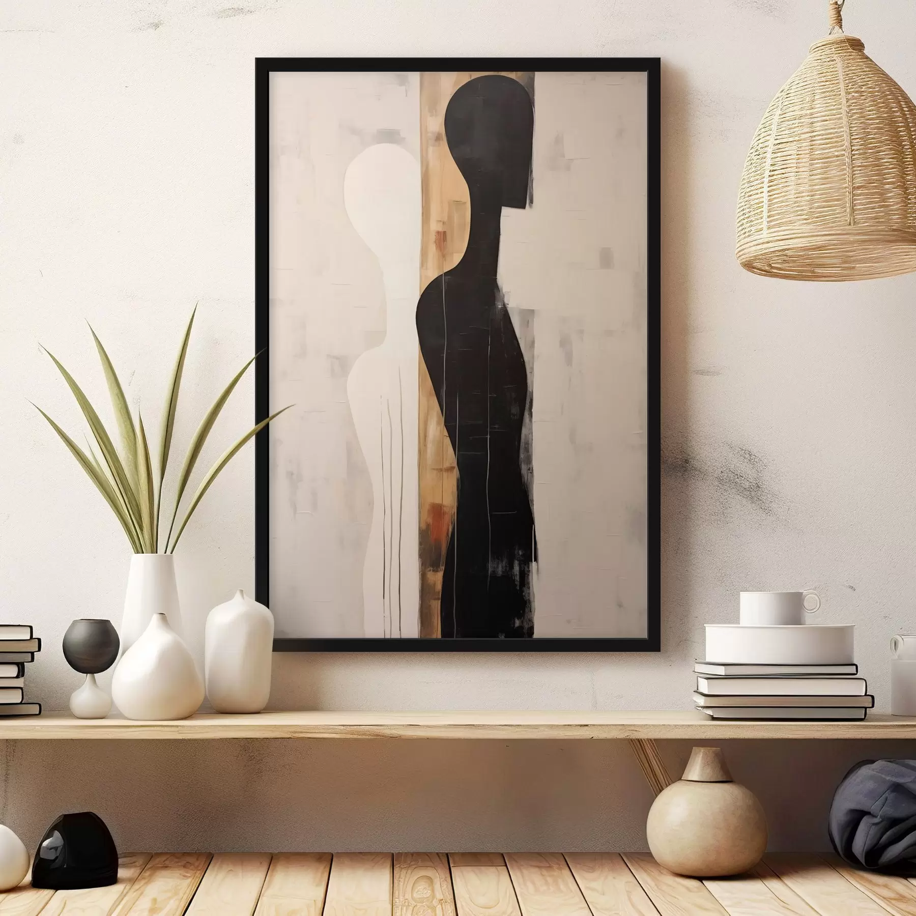 Fototapety Silueta dvoch postáv f45429