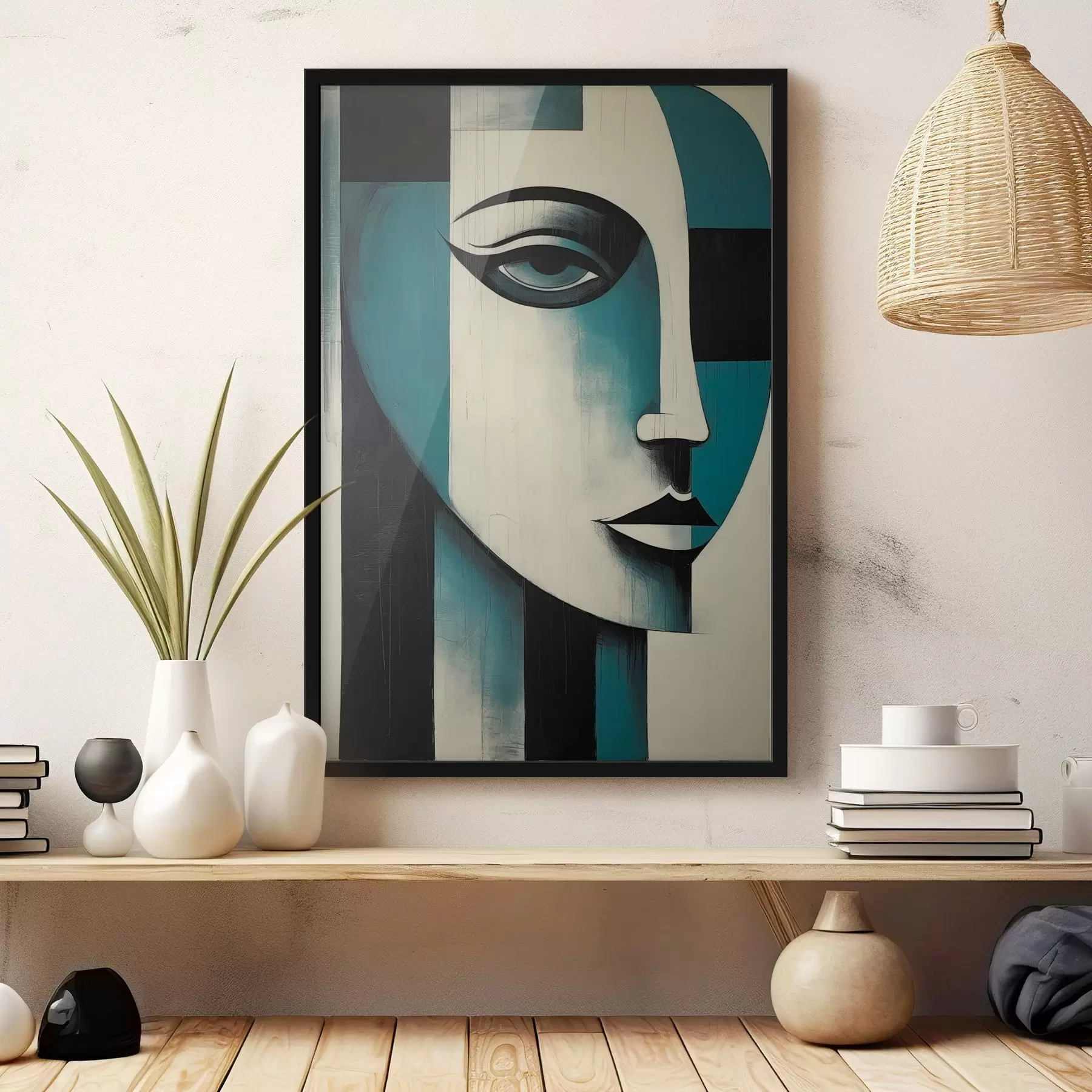 Fototapety Abstraktný ženský portrét f45436