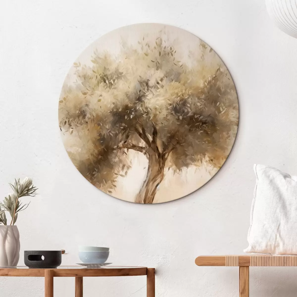 Okrúhle obrazy Olivovník r45431