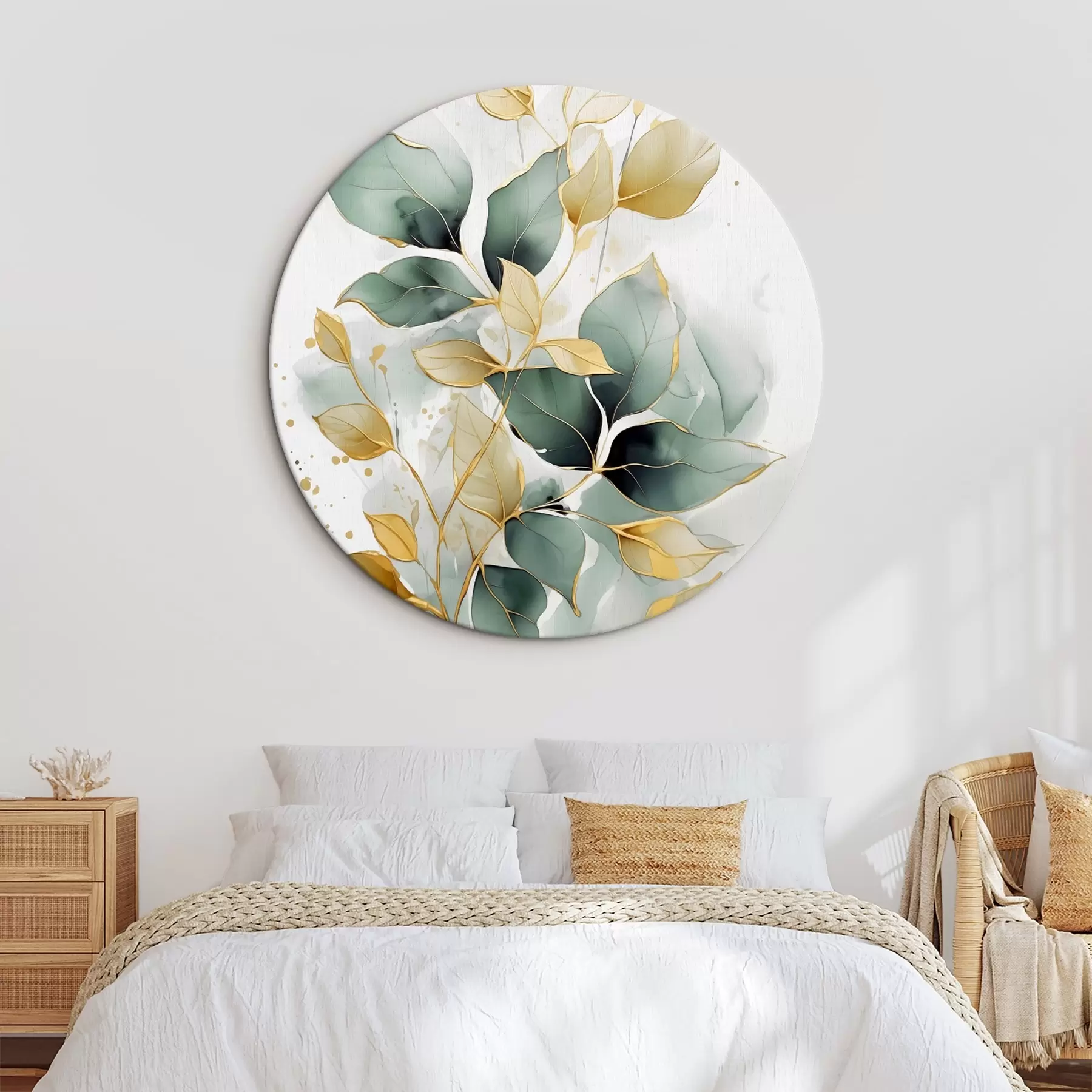 Obraz Abstraktná vetva s listami r45366