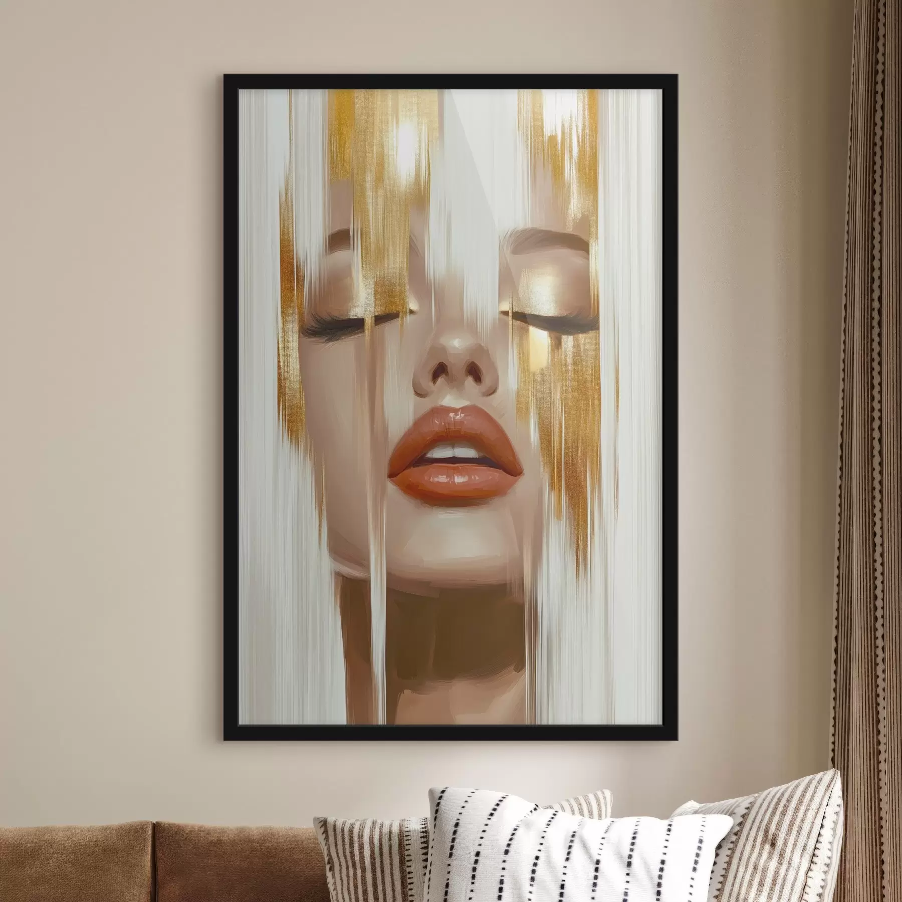 Fototapety Abstraktný portrét ženy f45374