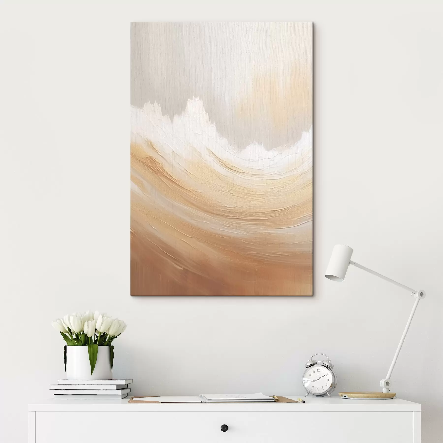 Obraz Abstraktné piesočné hory s45474