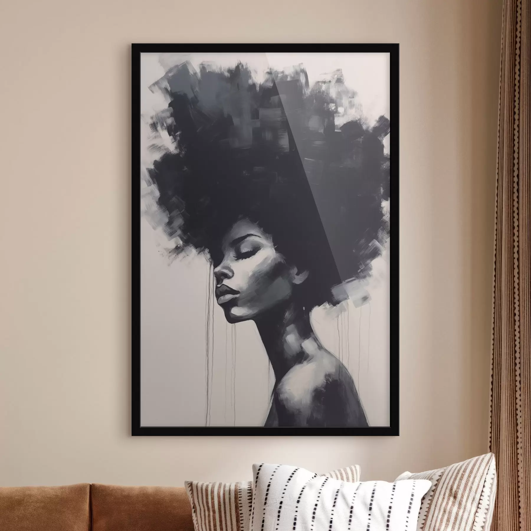 Fototapety Abstraktný ženský portrét f45464