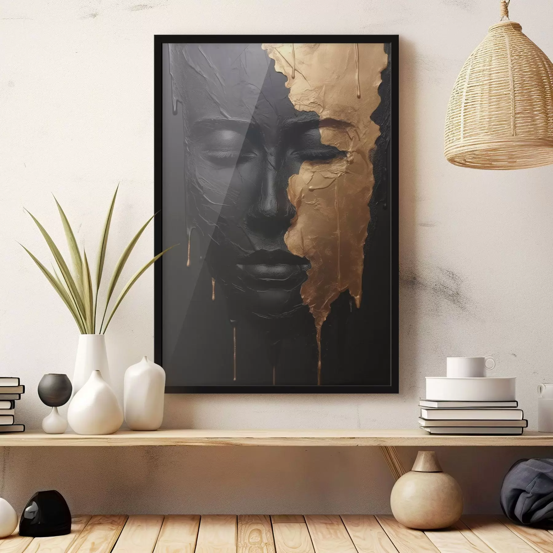 Fototapety Abstraktný ženský portrét f45480