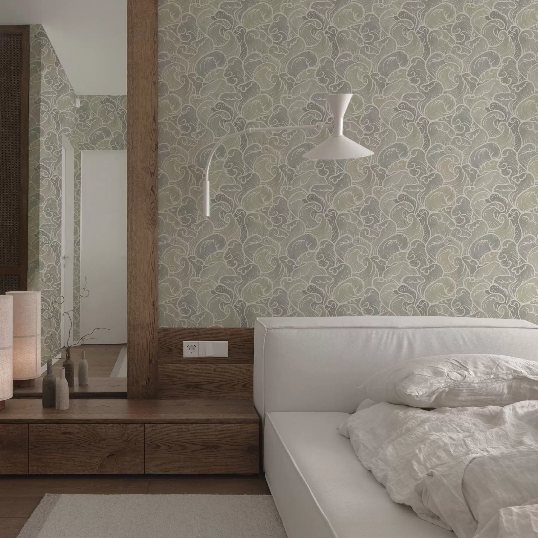 Fototapety Abstraktné vlny v pastelových tónoch a00285