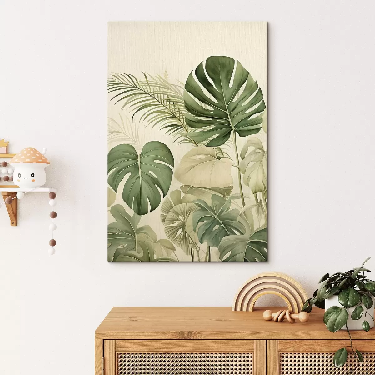 Obraz Monstera Listy a tropické s45614