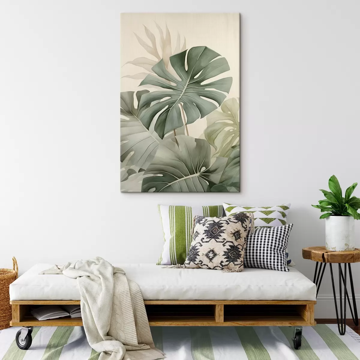 Obraz Veľký list Monstera s45616