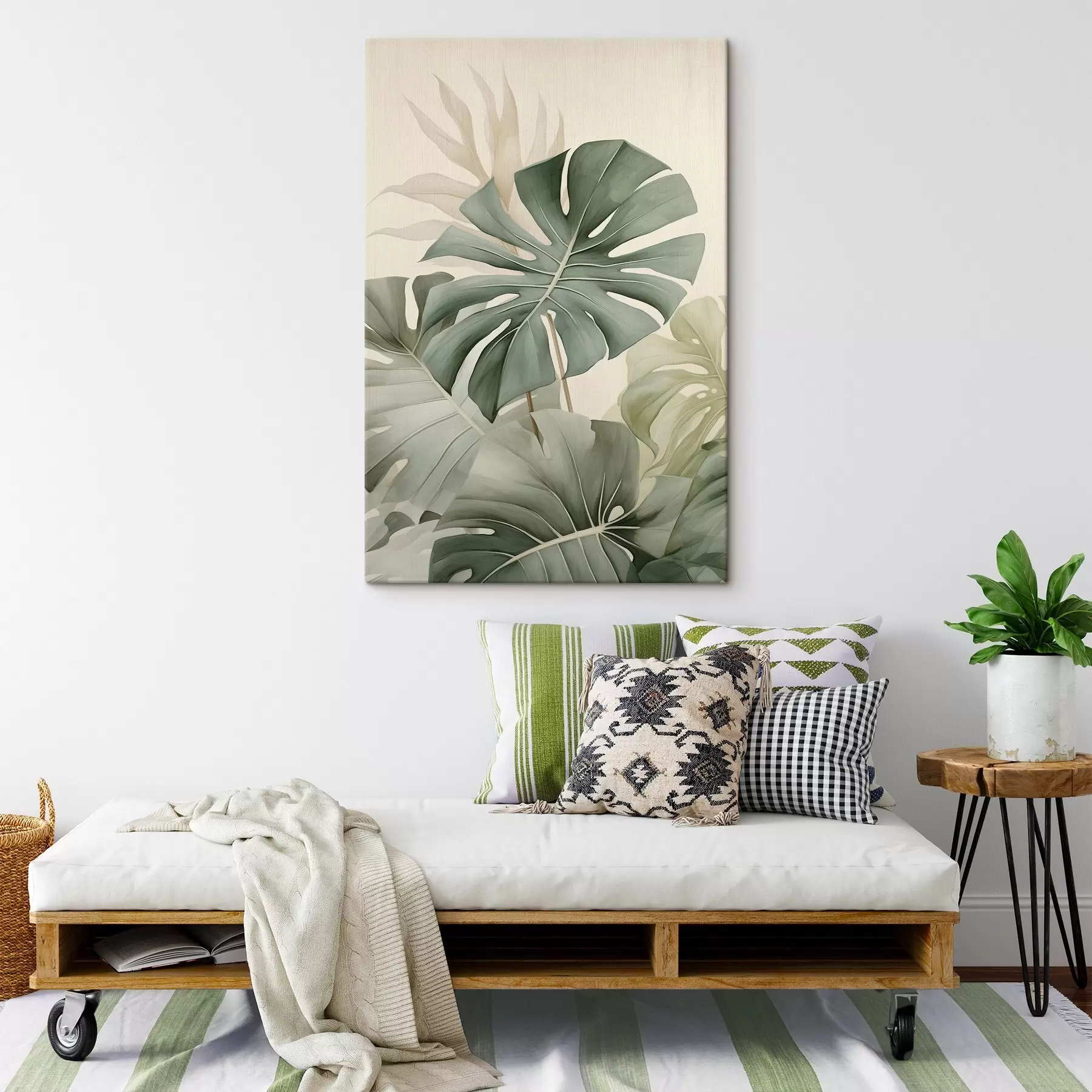 Obraz Veľký list Monstera s45616