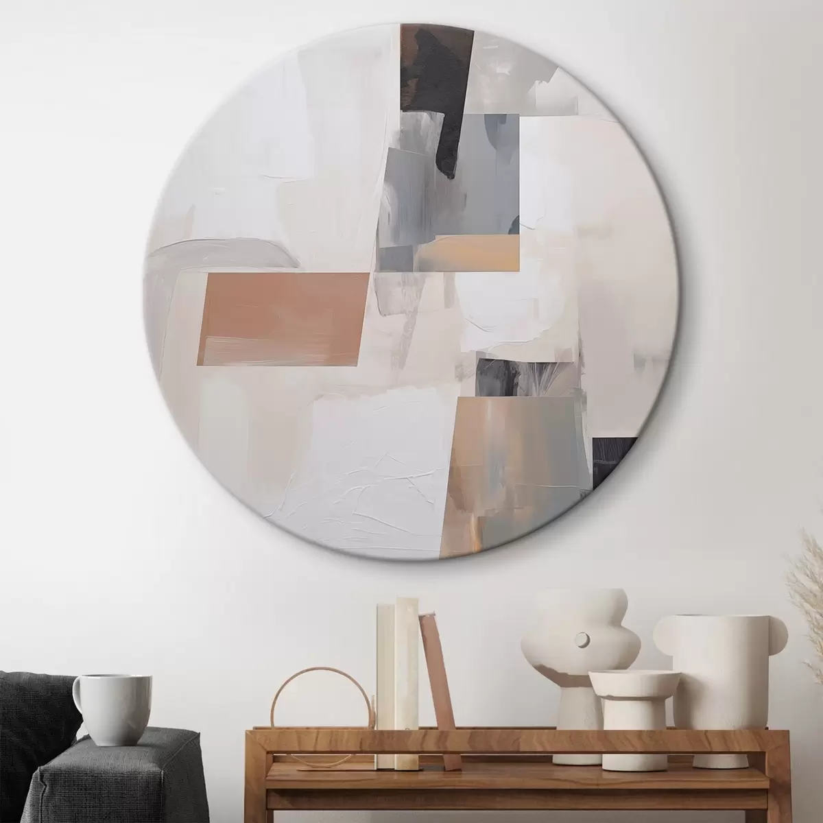 Okrúhle obrazy Abstrakcia r45609 Okrúhle obrazy Abstrakcia r45609