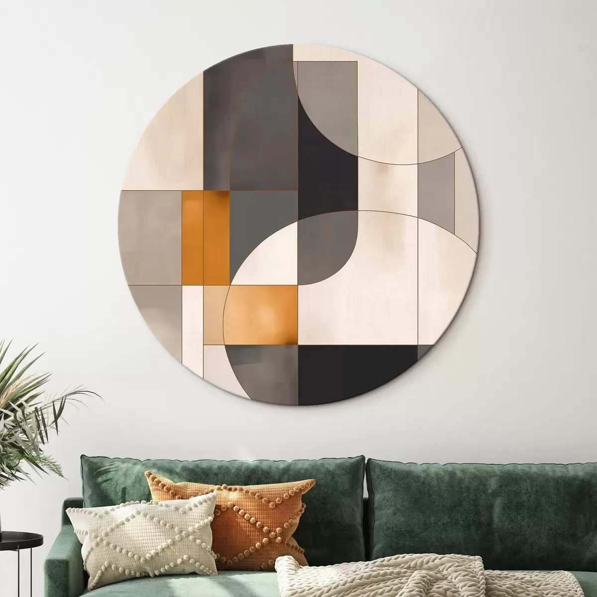Okrúhle obrazy Geometrická abstrakcia r45585