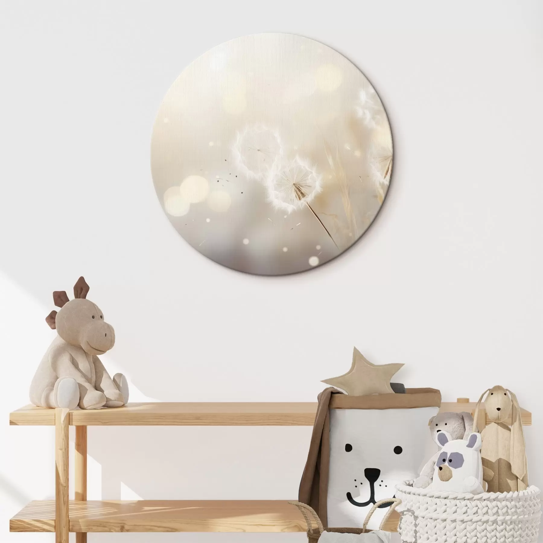 Obraz Jemné púpavy v jasnom svetle r45519