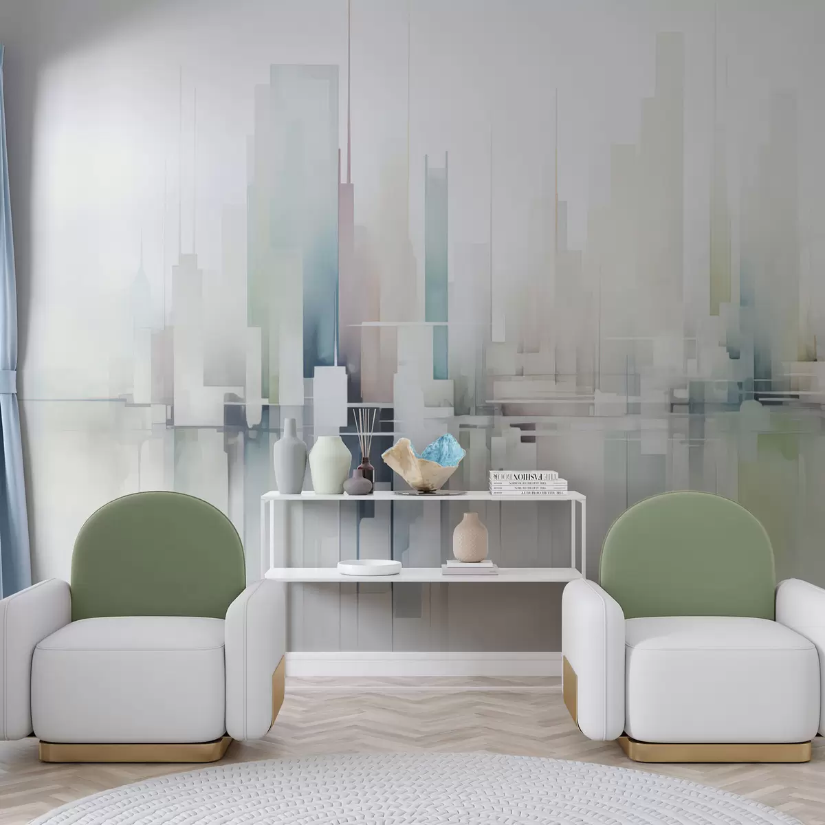 Fototapety Abstraktné mesto w04488