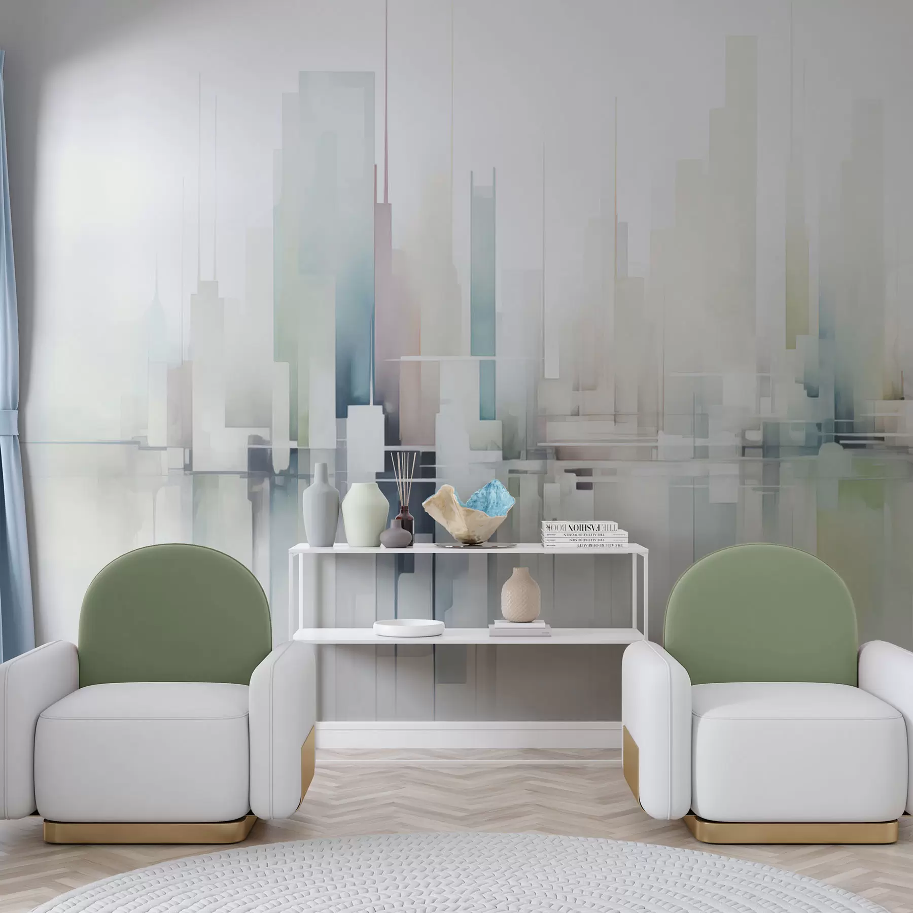 Fototapety Abstraktné mesto w04488