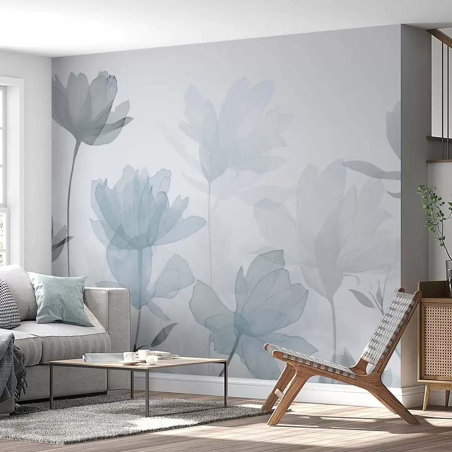 Fototapety Siluety kvetov w04489v1