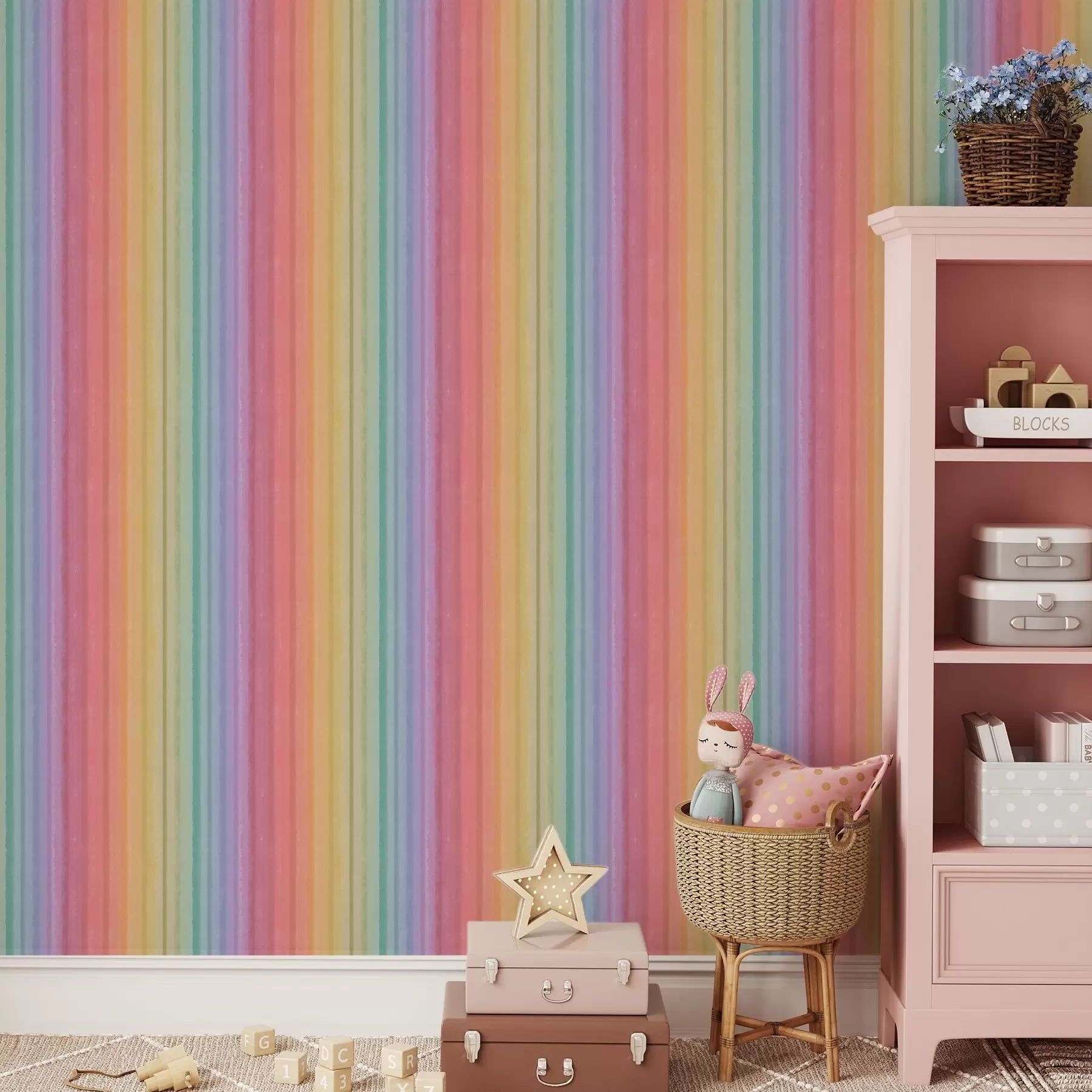 Fototapety Dúhové pruhy s výraznými farebnými akcentmi a00553