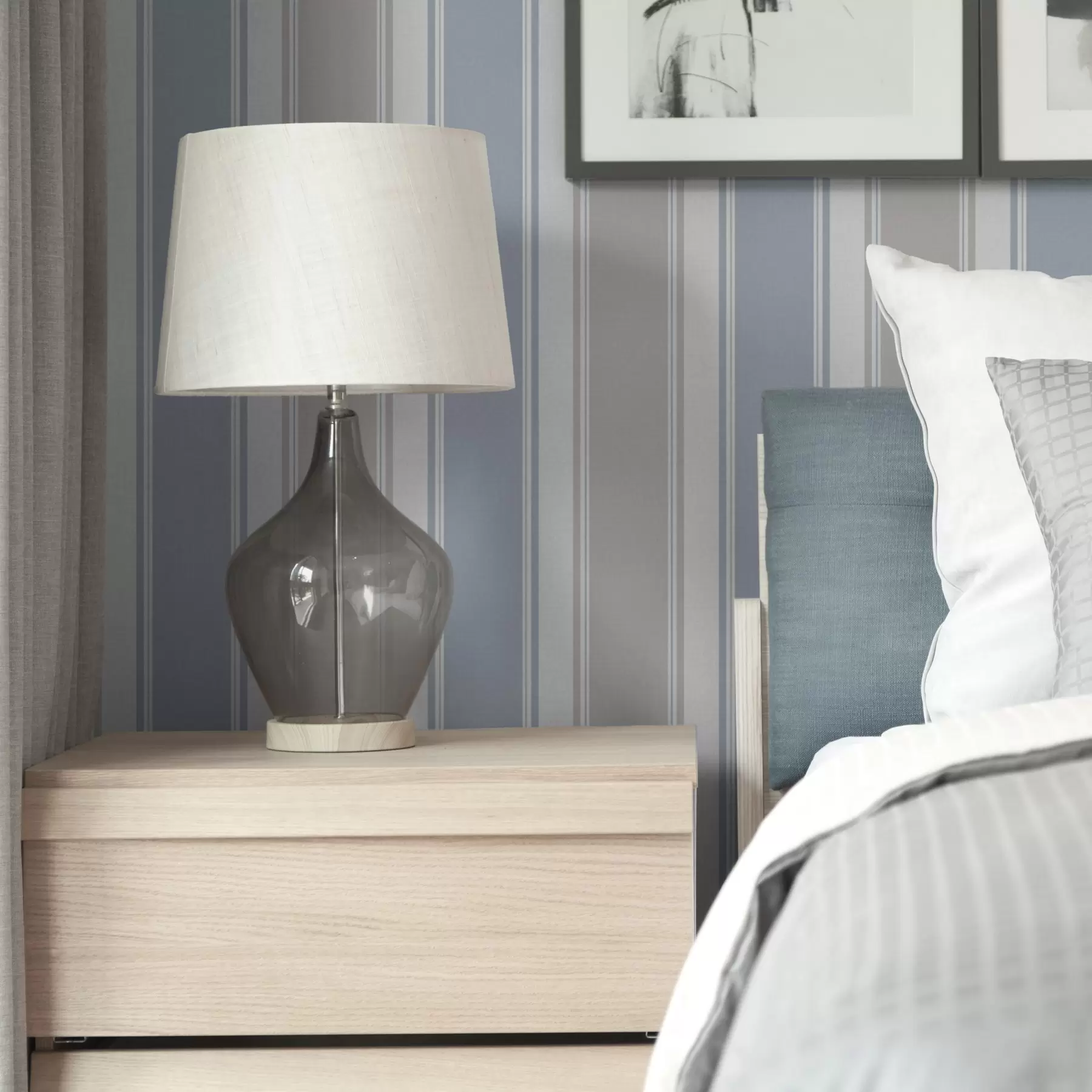 Fototapety Kombinácia sivých a modrých širokých pruhov a00557