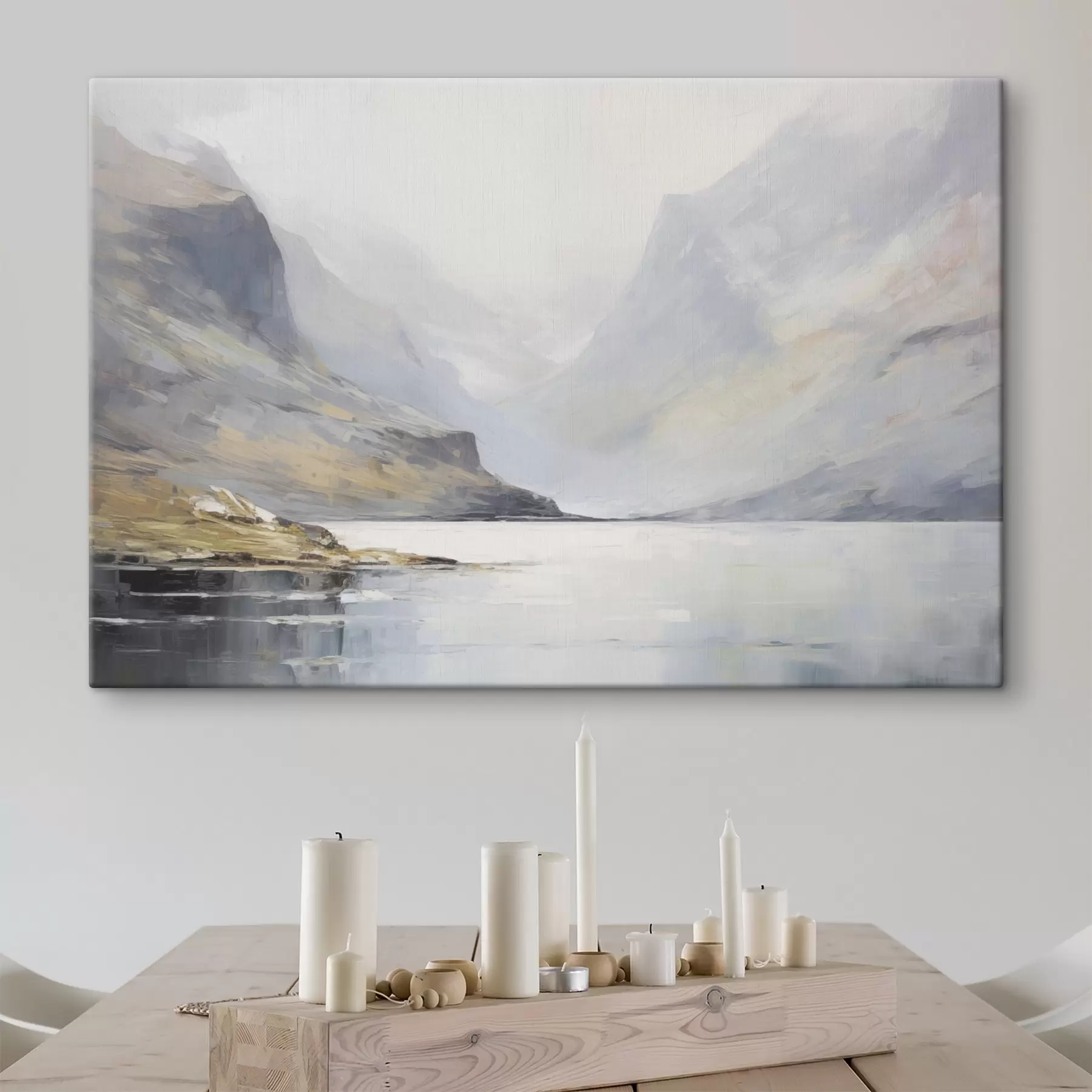 Obraz Zátoka v blízkosti hôr s45687