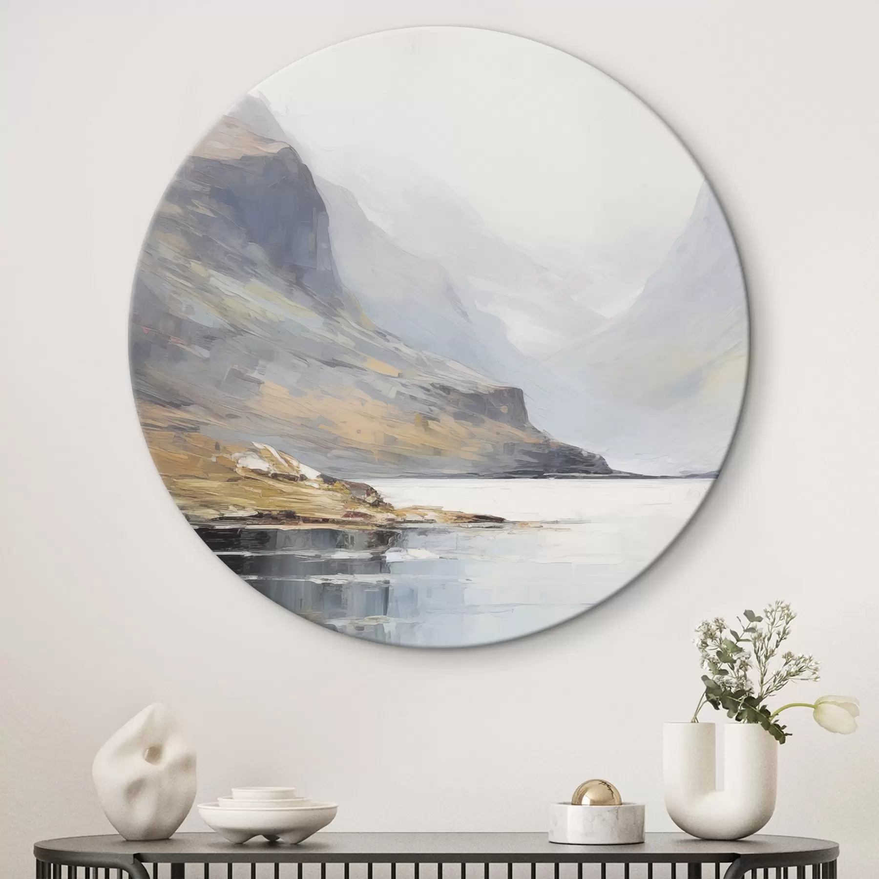 Obraz Zátoka v blízkosti hôr r45687