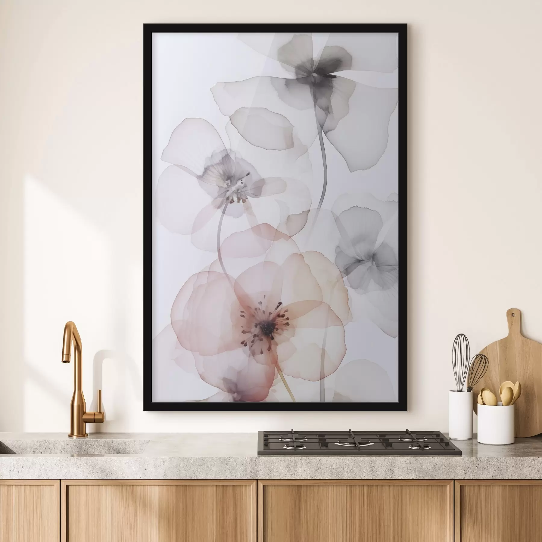 Fototapety Kvety imitácia akvarelu f45681